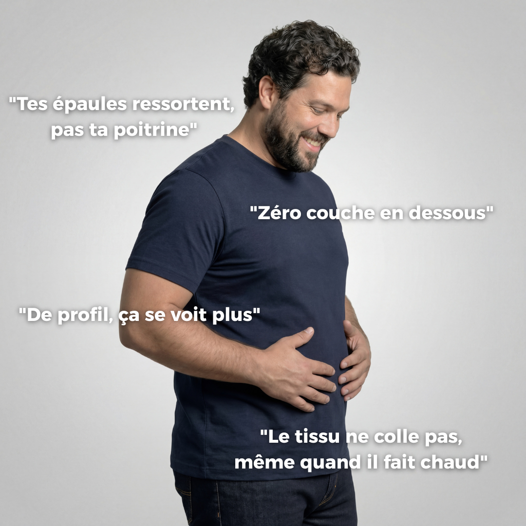 T-SHIRT L’ESSENTIEL EN COTON STRUCTURÉ