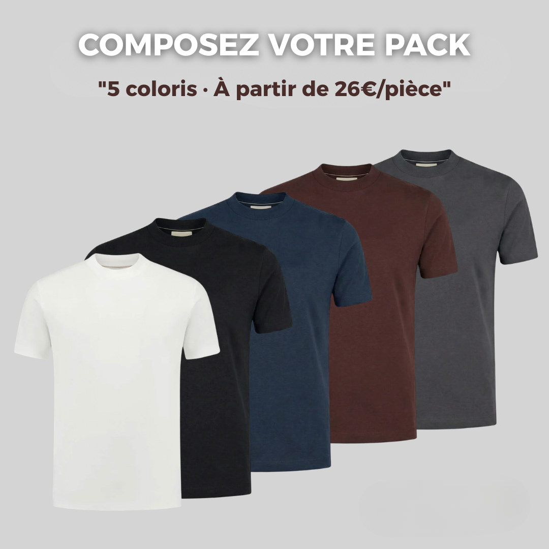 T-SHIRT L’ESSENTIEL EN COTON STRUCTURÉ