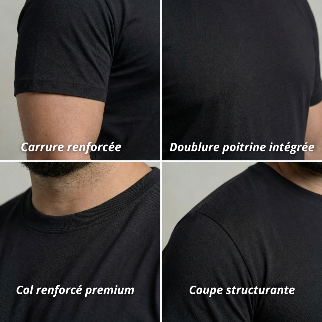 T-SHIRT L’ESSENTIEL EN COTON STRUCTURÉ