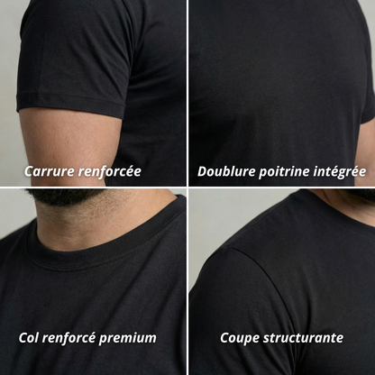 T-SHIRT L’ESSENTIEL EN COTON STRUCTURÉ
